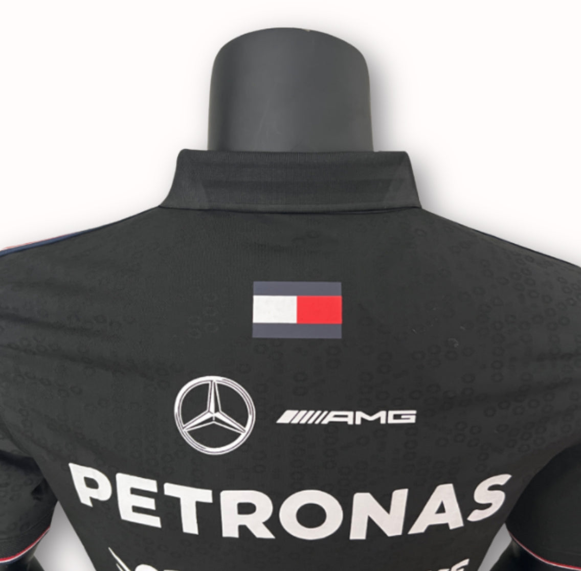 Camisa Polo da Mercedes - Preta 2024