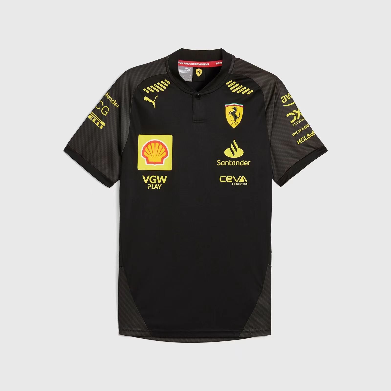 CAMISETA SCUDERIA FERRARI 2024 - BLACK EDITION GP DE MONZA