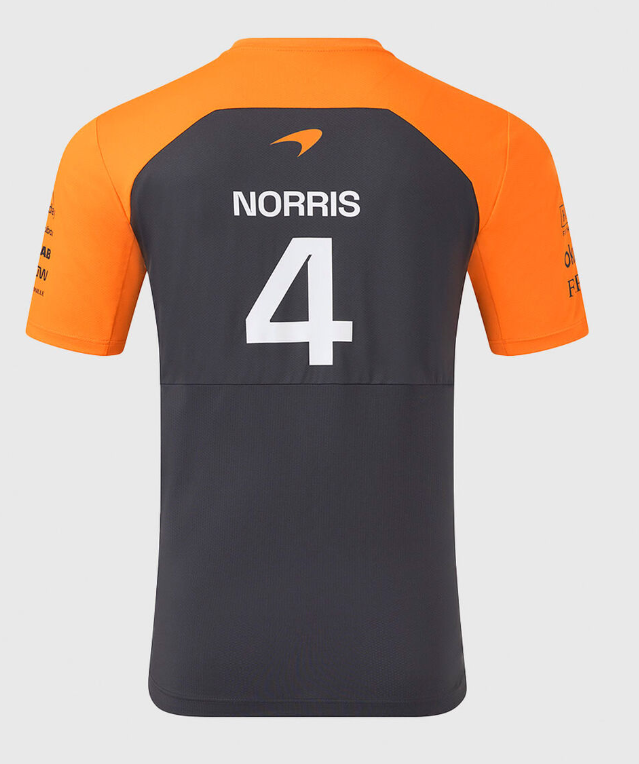 CAMISETA MCLAREN 2025 Papaya/Phantom - LANDO NORRIS