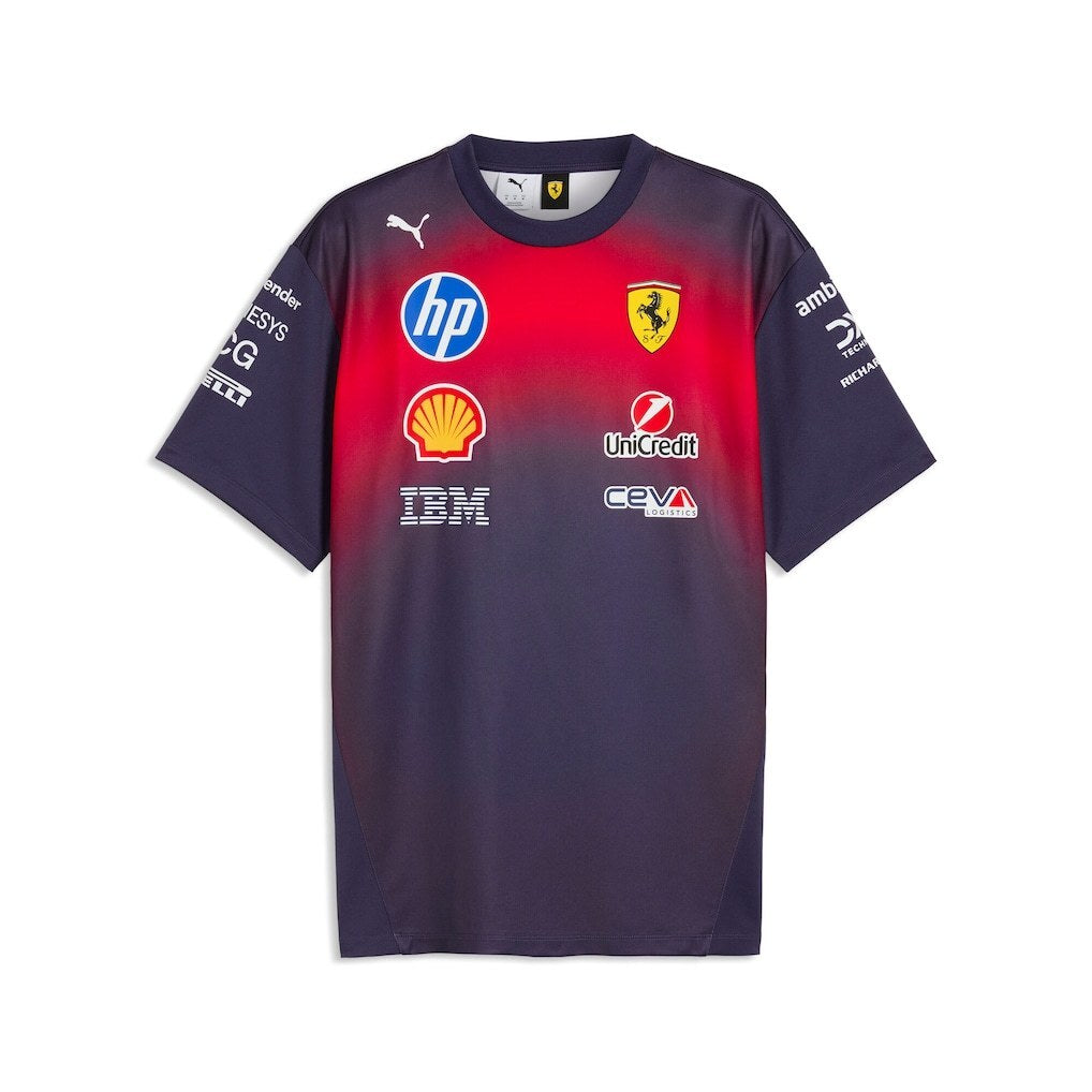 CAMISETA SCUDERIA FERRARI F1 TEAM 2026 - EDIÇÃO ESPECIAL NIGHT PUMA