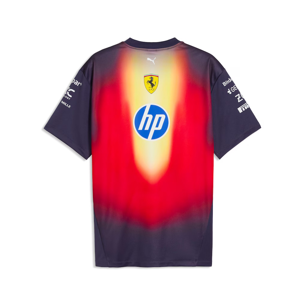 CAMISETA SCUDERIA FERRARI F1 TEAM 2026 - EDIÇÃO ESPECIAL NIGHT PUMA