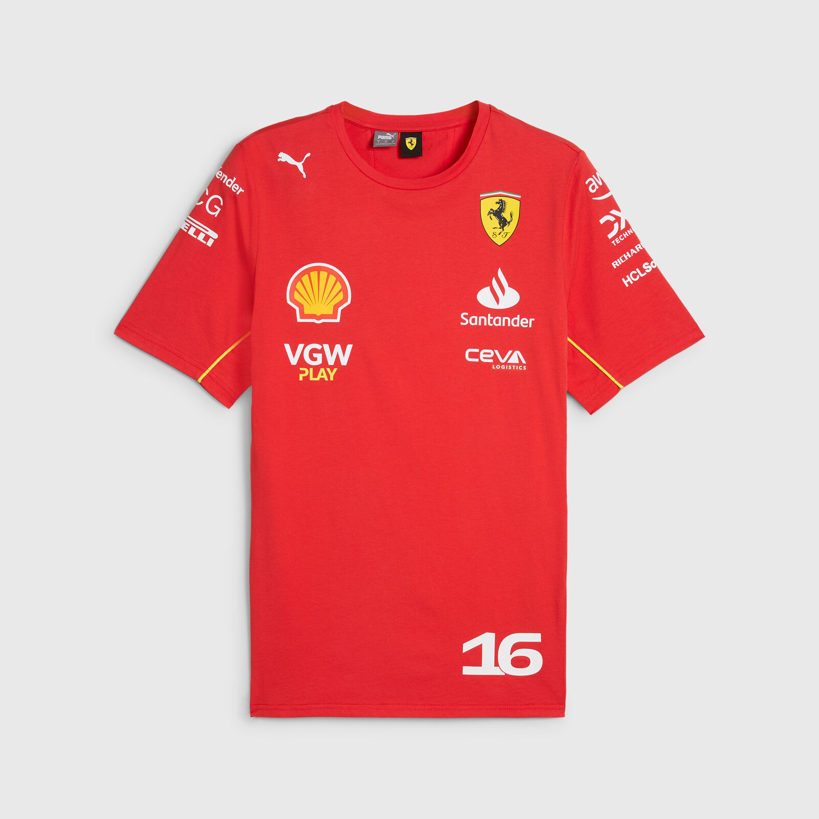 CAMISETA SCUDERIA FERRARI 2024 - CHARLES LECLERC