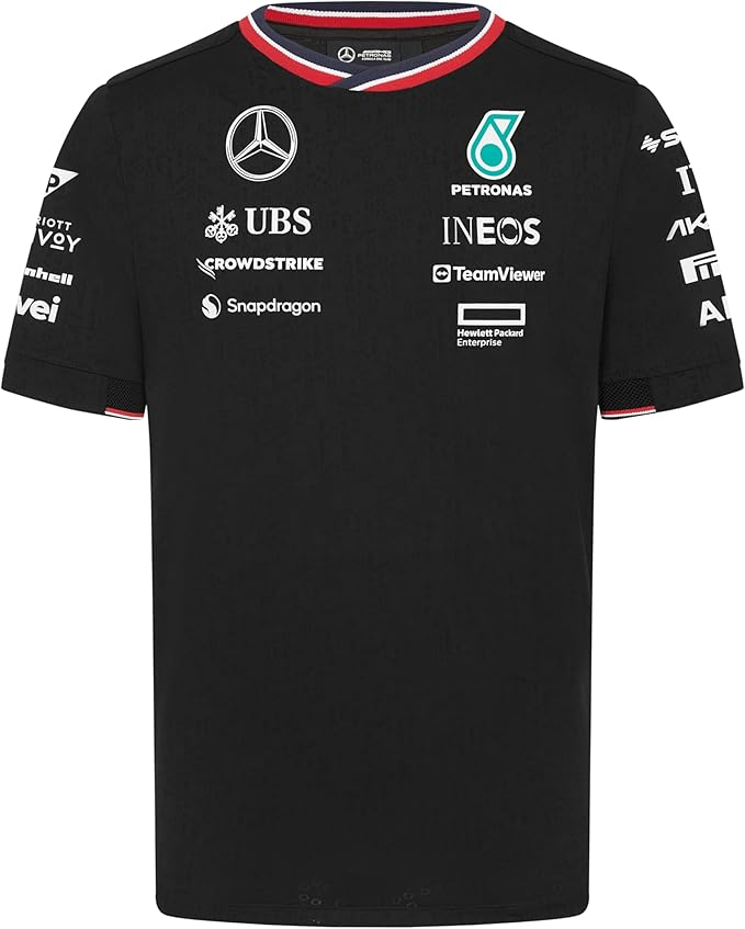 CAMISETA MERCEDES AMG PETRONAS 2024 - BLACK EDITION