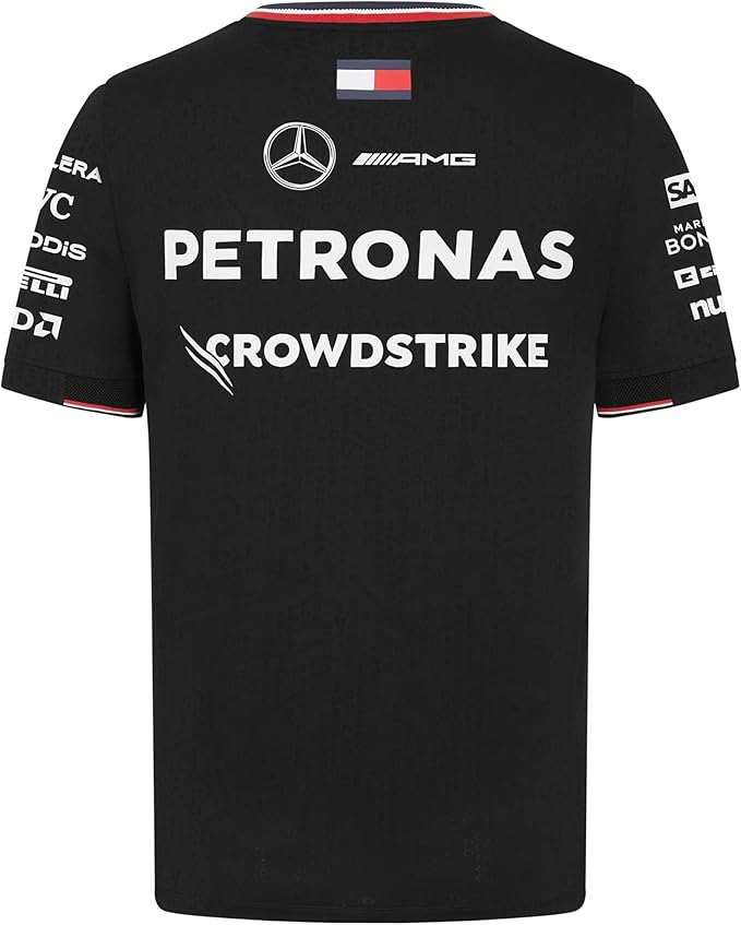 CAMISETA MERCEDES AMG PETRONAS 2024 - BLACK EDITION