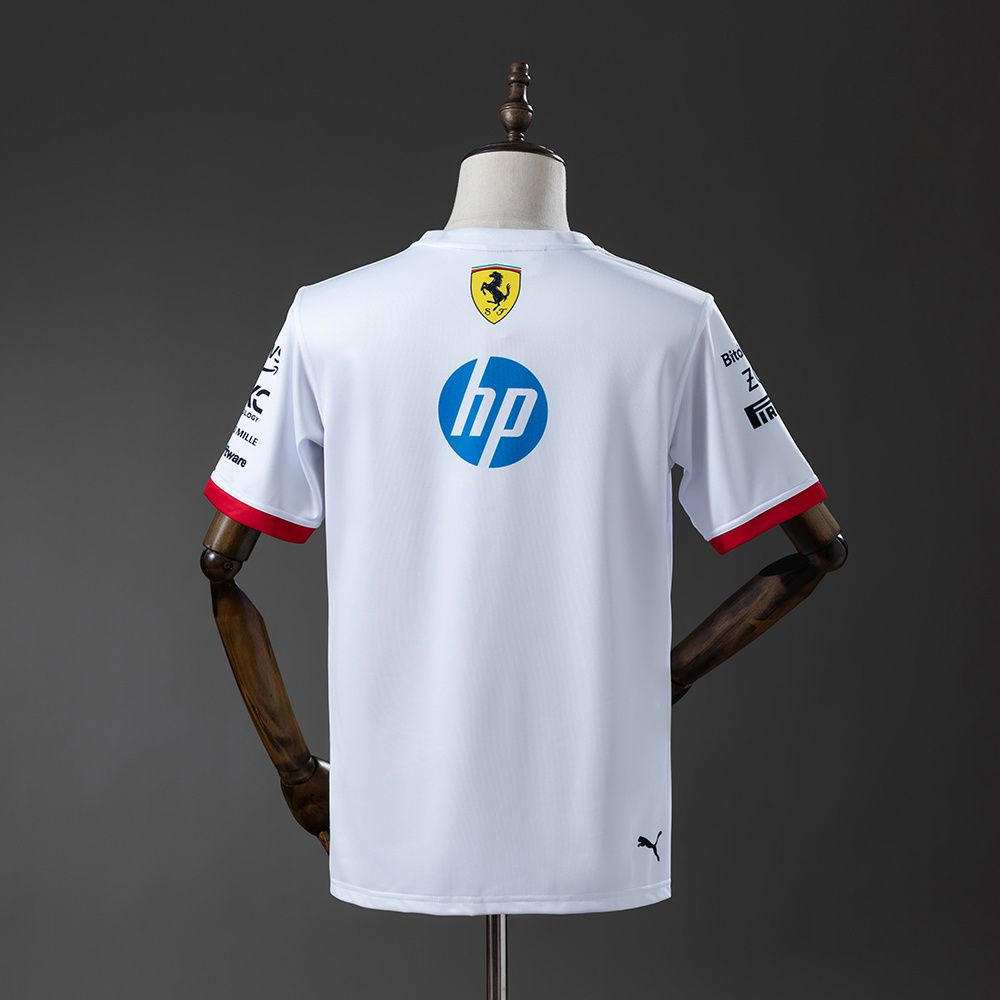CAMISETA SCUDERIA FERRARI 2025 - WHITE VERSION