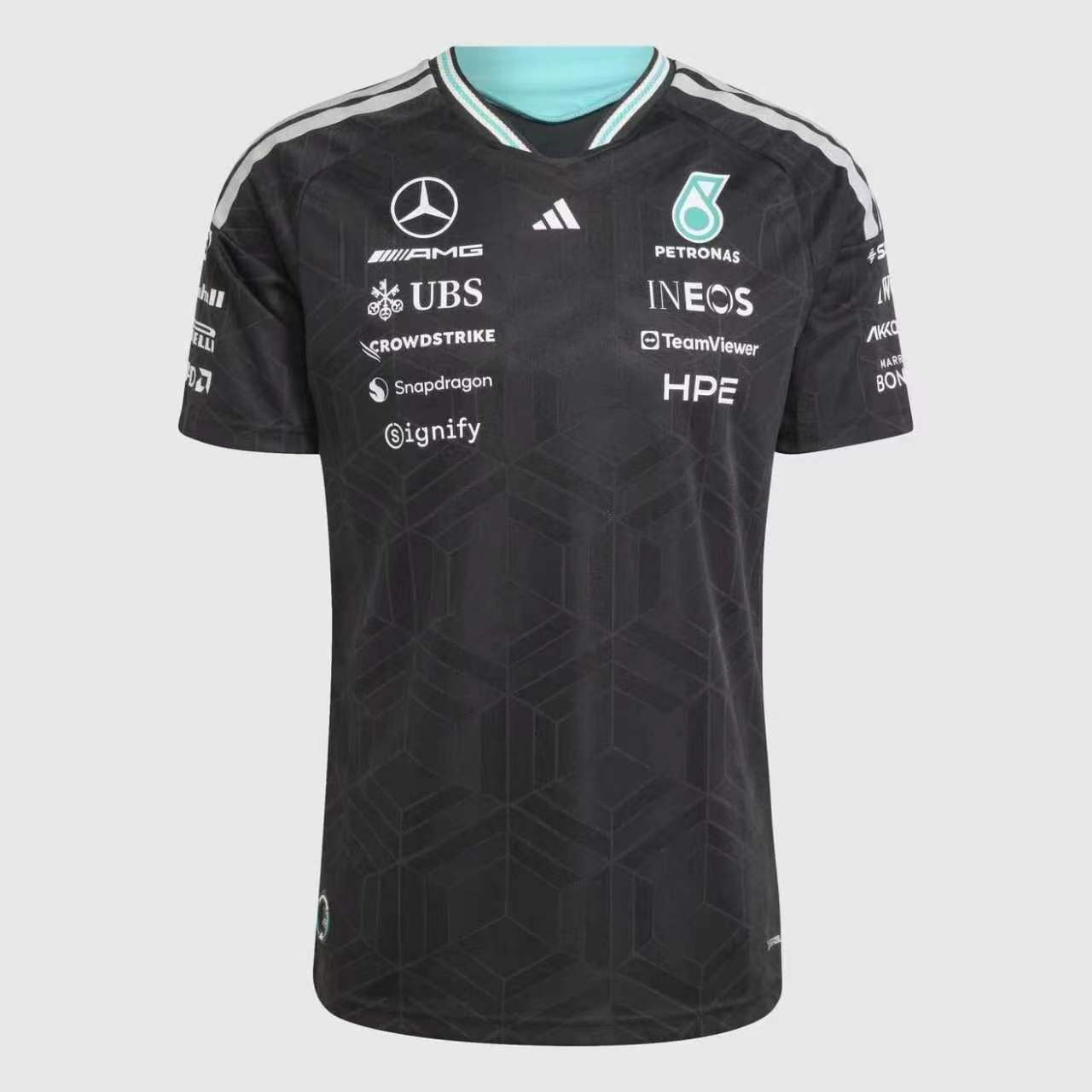 CAMISETA MERCEDES AMG-PETRONAS 2026 - BLACK VERSION