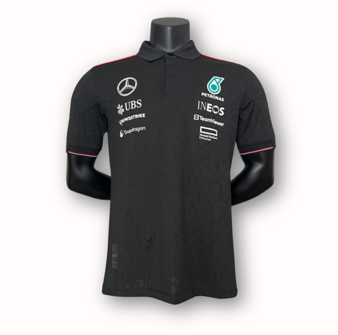 Camisa Polo da Mercedes - Preta 2024