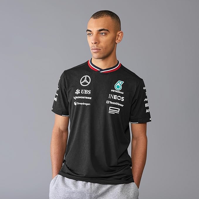 CAMISETA MERCEDES AMG PETRONAS 2024 - BLACK EDITION
