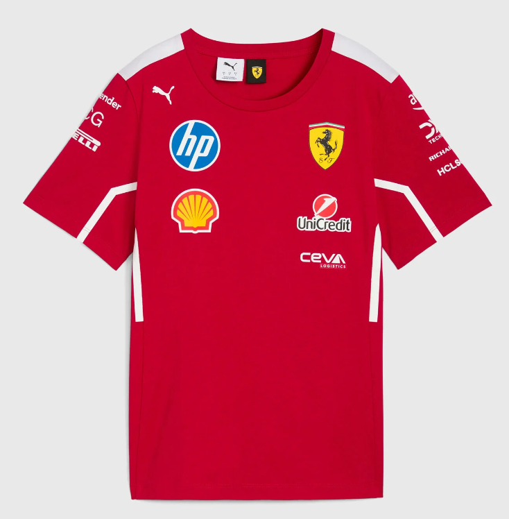 CAMISETA SCUDERIA FERRARI 2025 TEAM