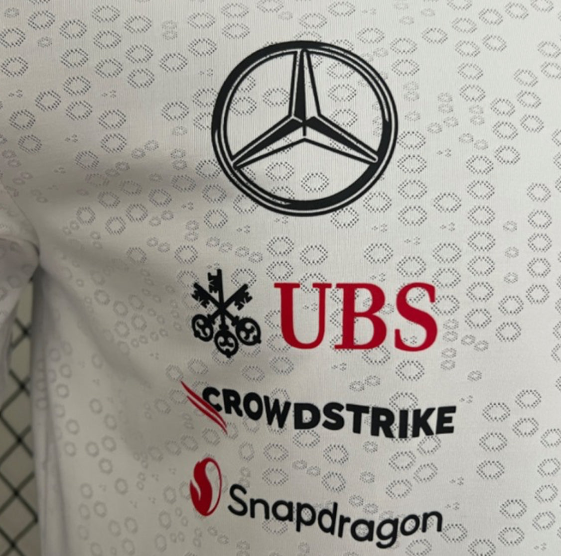 Camisa da Mercedes - Branca 2024