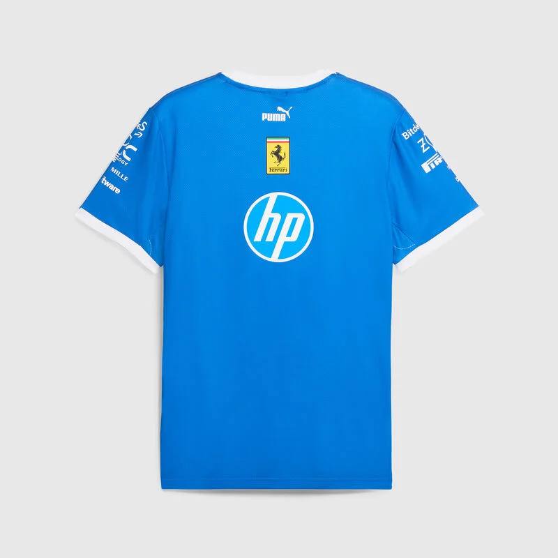 CAMISETA SCUDERIA FERRARI AZUL 2025