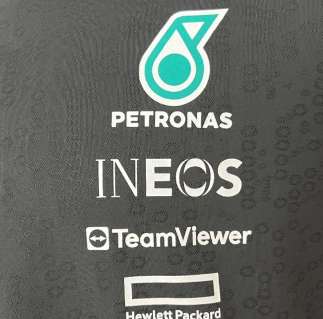 Camisa Polo da Mercedes - Preta 2024