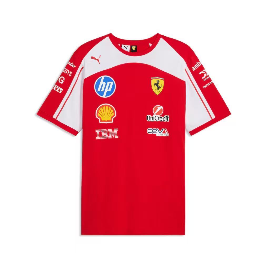 CAMISETA SCUDERIA FERRARI 2026 - WHITE VERSION