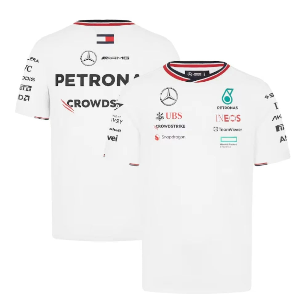 CAMISETA MERCEDES AMG PETRONAS 2024 - WHITE EDITION