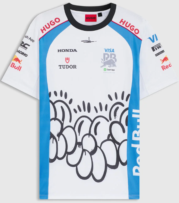 CAMISETA RACING BULLS 2025 - EDIÇÃO SILVERSTONE